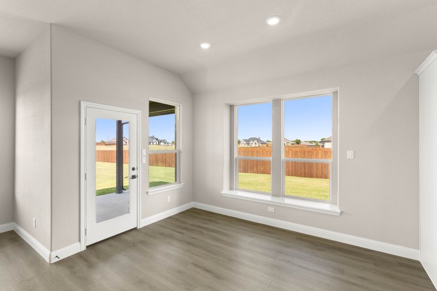 Spacious, unfurnished interior of a new home in Coyote Crossing, Godley (Image 17). Spacious, unfurnished interior of a new home in Coyote Crossing, Godley (Image 17).