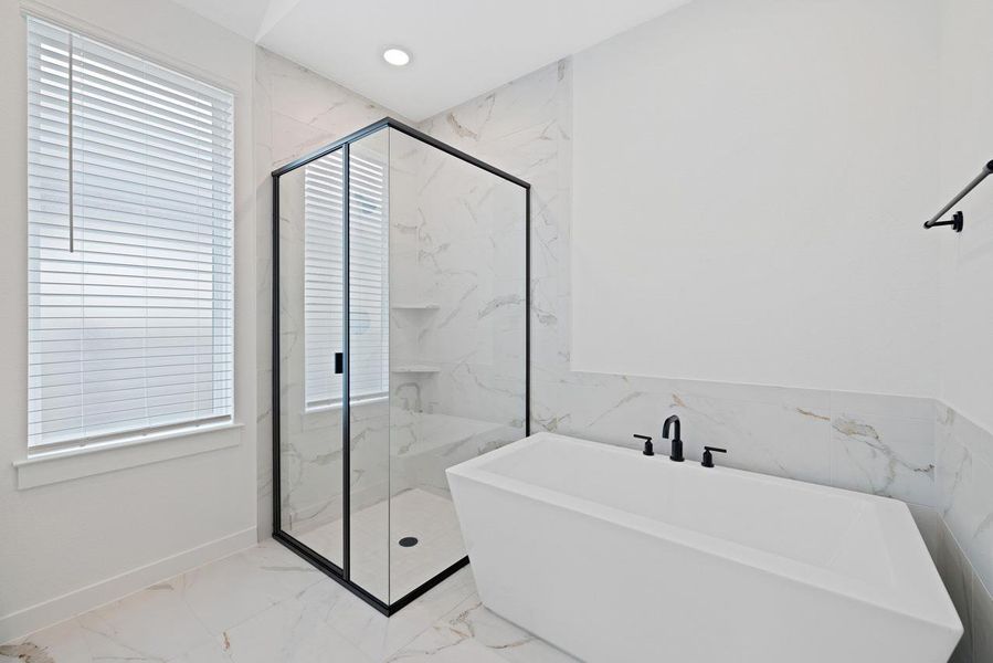 Furnished interior view inside a new home in Wolf Ranch, Georgetown (Image 7).