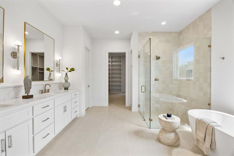 Furnished interior view inside a new home in , Dallas (Image 27). Furnished interior view inside a new home in , Dallas (Image 27).