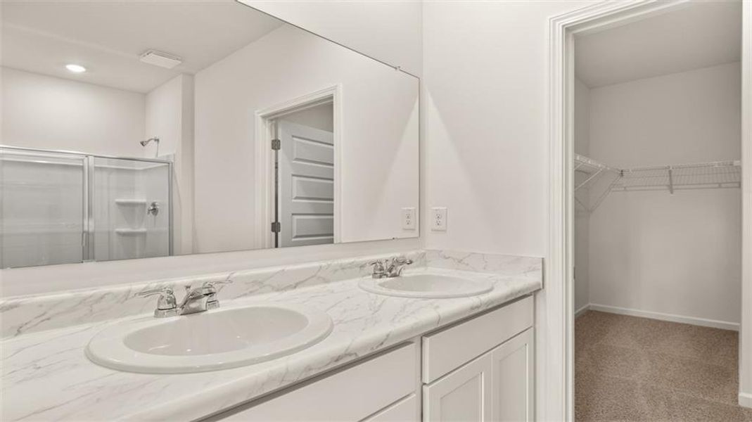 Furnished interior view inside a new home in Champion's Run, Lithonia (Image 9).