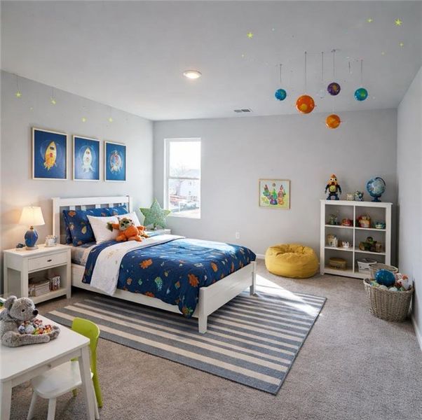 Furnished interior view inside a new home in Fairview Lake, Conyers (Image 26).