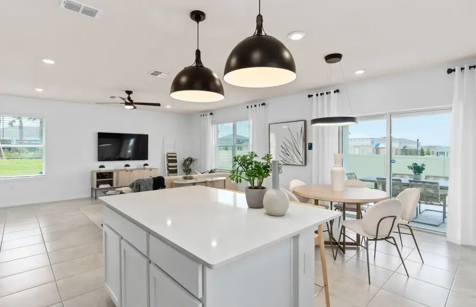 Representative furnished interior of a home built from the Mill Run by Pulte Homes in Waypointe, Port Orange (Image 6).