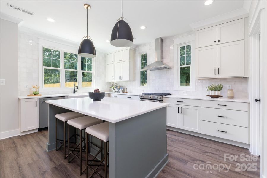 Furnished interior view inside a new home in , Charlotte (Image 5). Furnished interior view inside a new home in , Charlotte (Image 5).