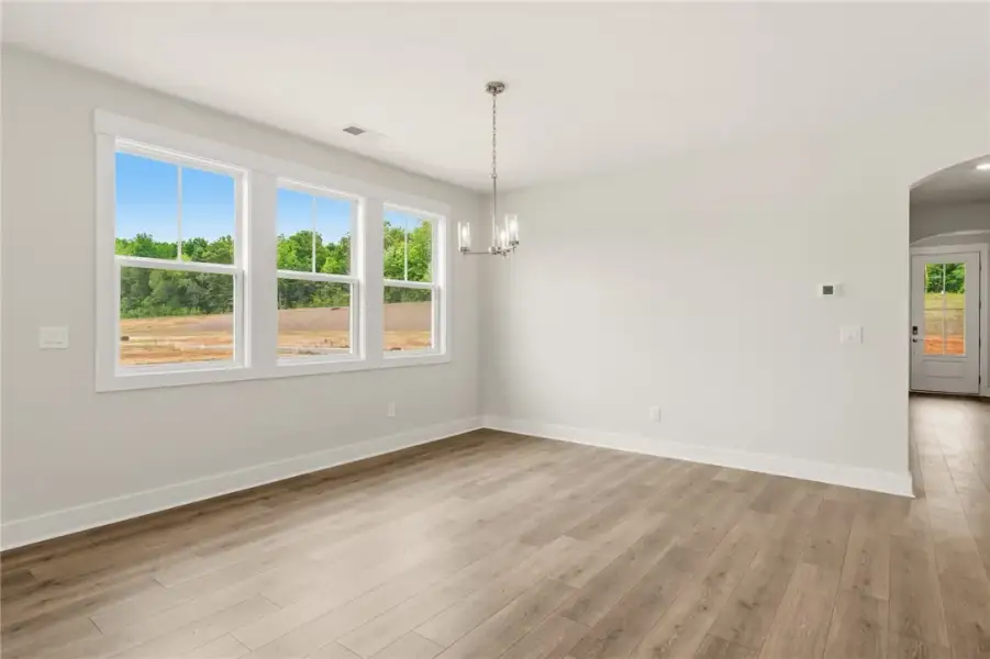 Spacious, unfurnished interior of a new home in Saratoga Oaks, Williamston (Image 27). Spacious, unfurnished interior of a new home in Saratoga Oaks, Williamston (Image 27).