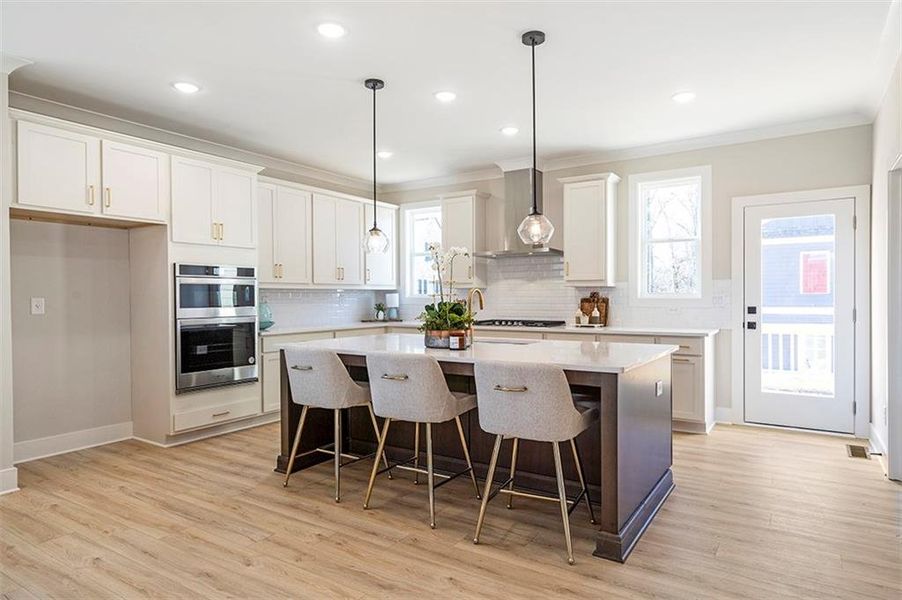 Furnished interior view inside a new home in Holly Springs Town Center, Holly Springs (Image 26).