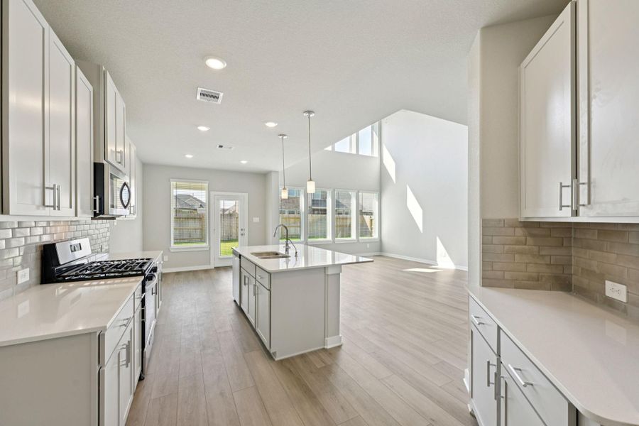 Photo is not of the actual home, but is an inspirational photo of builder’s model home and may depict options, furnishings, and/or decorator features that are not included