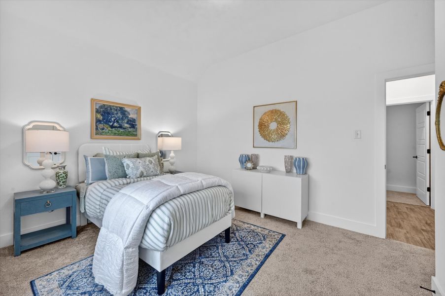 Representative furnished interior of a home built from the The Clover by Kenmark Homes in Zion Valley, Poolville (Image 16).