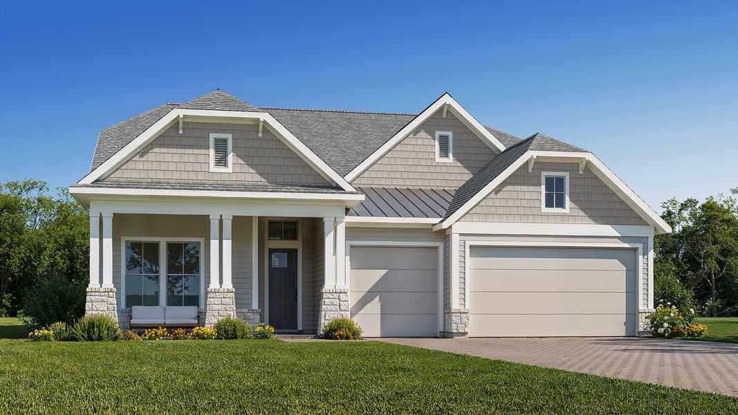Representative exterior photo of a completed home built from the 2495J by Perry Homes in Hyland Trail, Green Cove Springs, FL (Image 3). Representative exterior photo of a completed home built from the 2495J by Perry Homes in Hyland Trail, Green Cove Springs, FL (Image 3).
