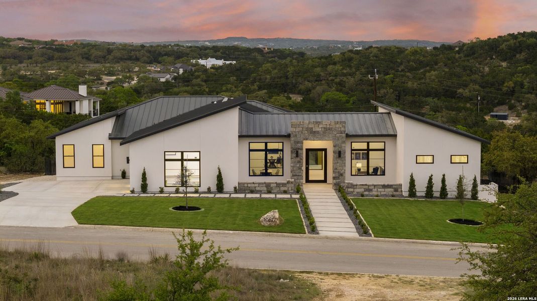 Front exterior of a new home in , San Antonio, TX, highlighting curb appeal (Image 2). Front exterior of a new home in , San Antonio, TX, highlighting curb appeal (Image 2).