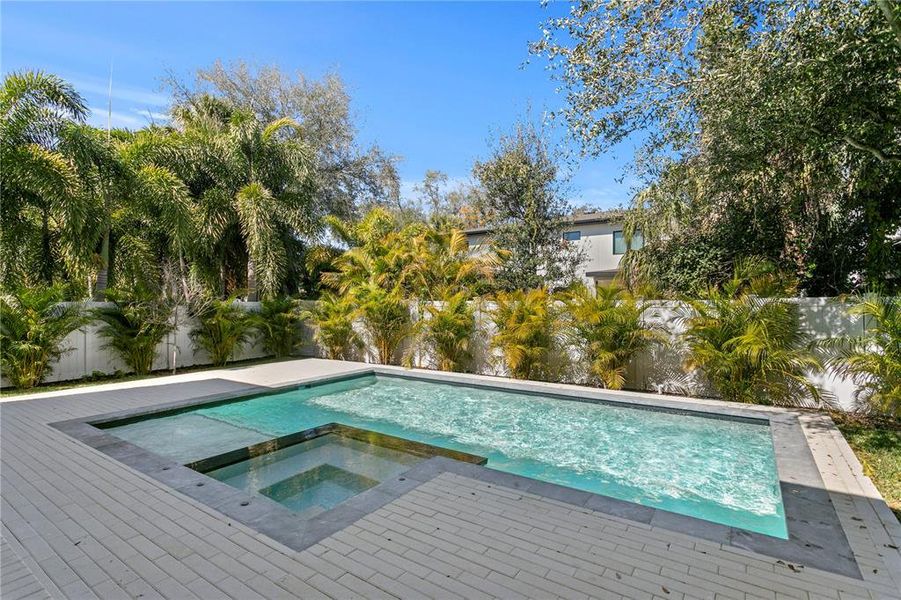 Exterior details and patio area of a home in , Tampa (Image 46).