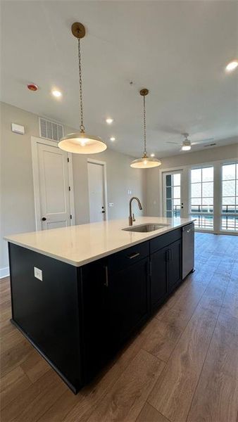 Furnished interior view inside a new home in , Atlanta (Image 9).
