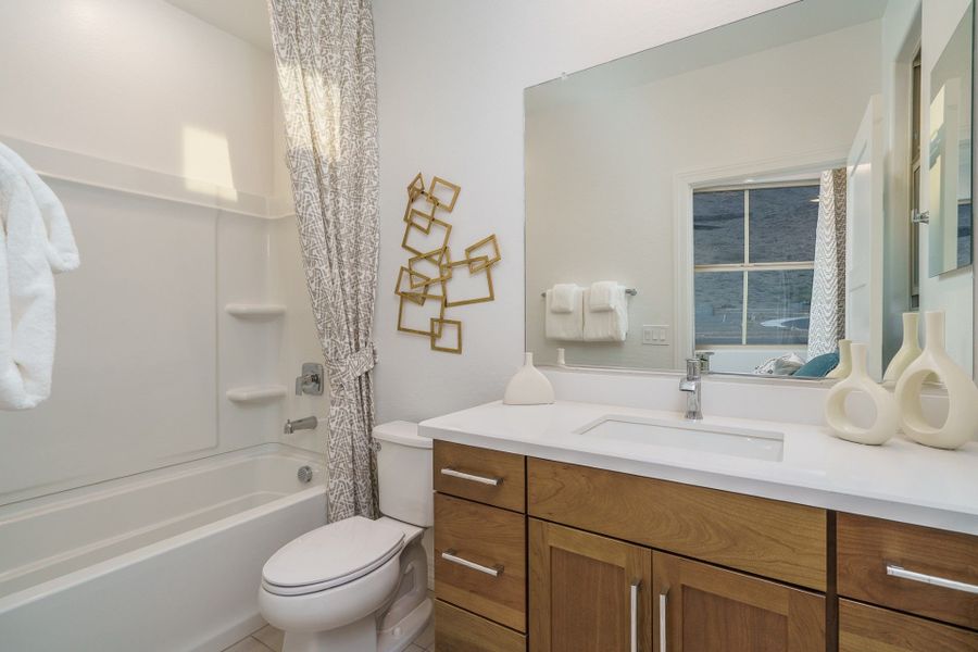 Furnished interior view inside a new home in The Ridge at Sienna Hills, Buckeye (Image 6).