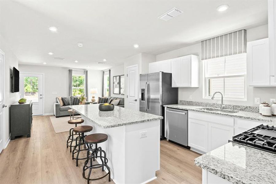 Representative furnished interior of a home built from the Reese by Ryan Homes in Colonial Village, Edenton (Image 6).