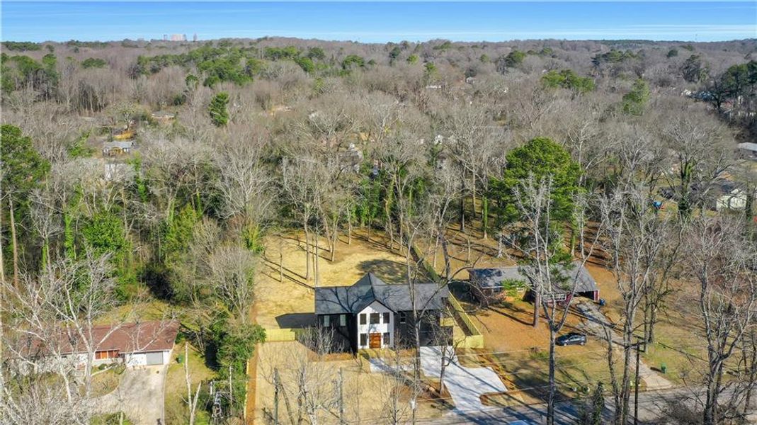 Front exterior of a new home in , Atlanta, GA, highlighting curb appeal (Image 27). Front exterior of a new home in , Atlanta, GA, highlighting curb appeal (Image 27).