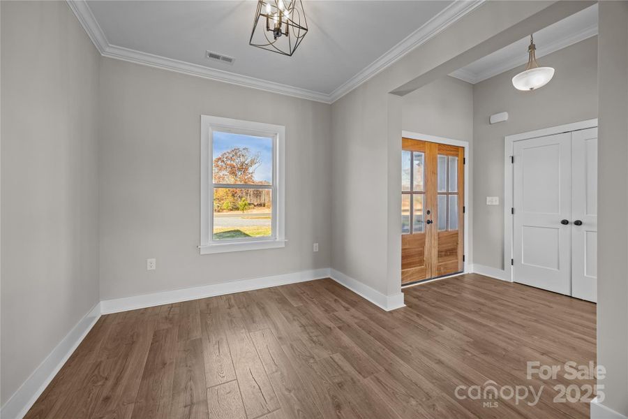 Spacious, unfurnished interior of a new home in , Locust (Image 39).