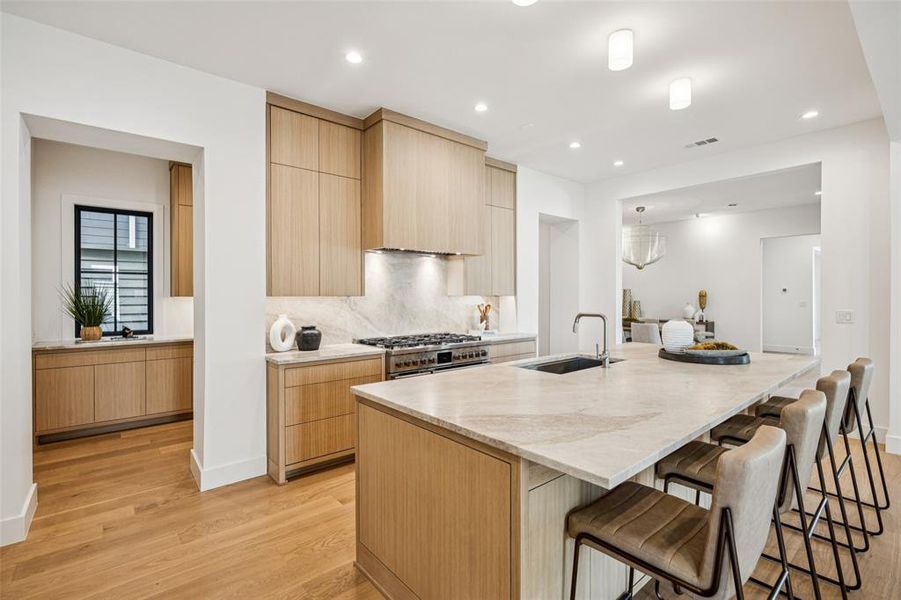 Furnished interior view inside a new home in , Dallas (Image 6).