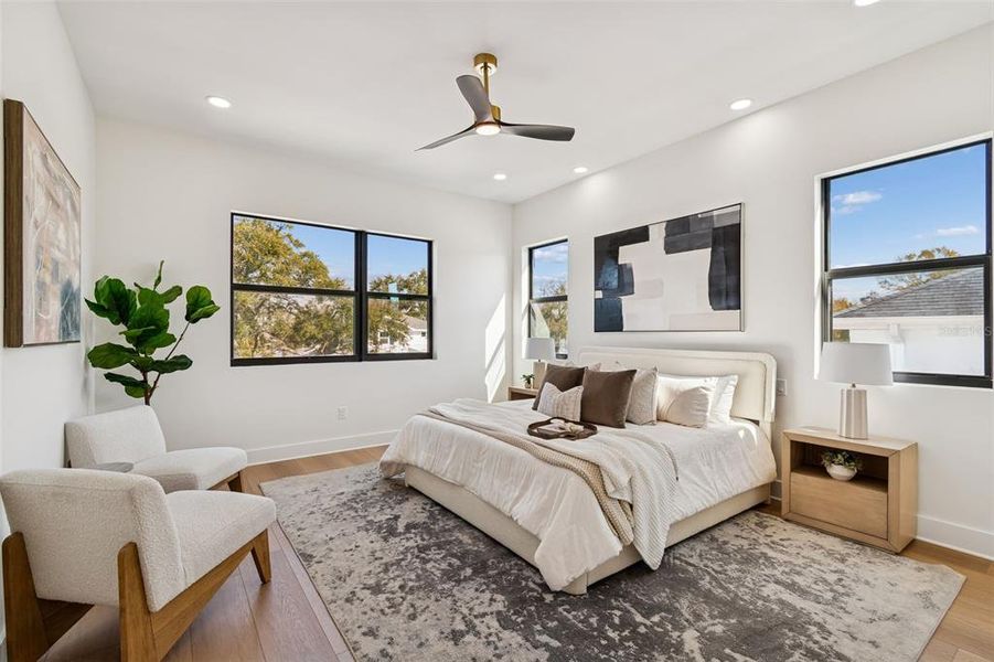Furnished interior view inside a new home in , Tampa (Image 41).