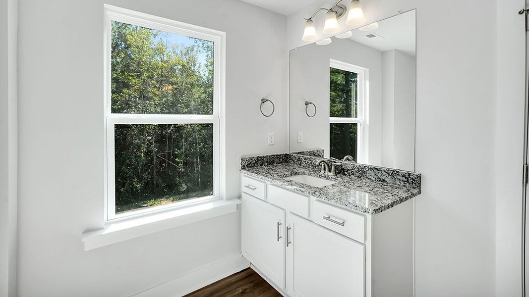 Furnished interior view inside a new home in The Haven at Indigo Preserve, Leland (Image 10).