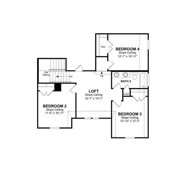 2D floor plan layout of this home in Sienna: Signature Series, Missouri City, TX (Image 3). 2D floor plan layout of this home in Sienna: Signature Series, Missouri City, TX (Image 3).