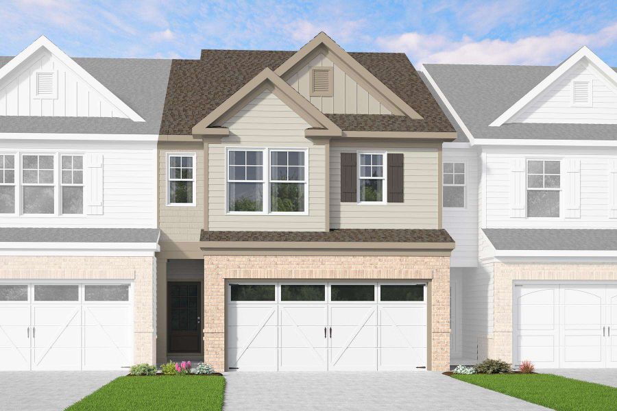 Representative exterior photo of a completed home built from the Grantham by McKinley Homes in Mulberry Summit, Flowery Branch, GA (Image 2). Representative exterior photo of a completed home built from the Grantham by McKinley Homes in Mulberry Summit, Flowery Branch, GA (Image 2).