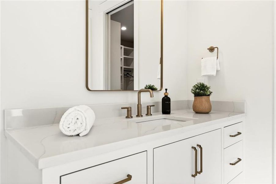 Close-up of interior finishes inside a home in , Atlanta (Image 21).