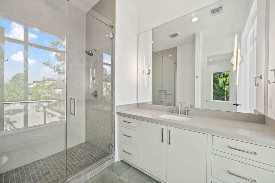 Furnished interior view inside a new home in , Houston (Image 11). Furnished interior view inside a new home in , Houston (Image 11).