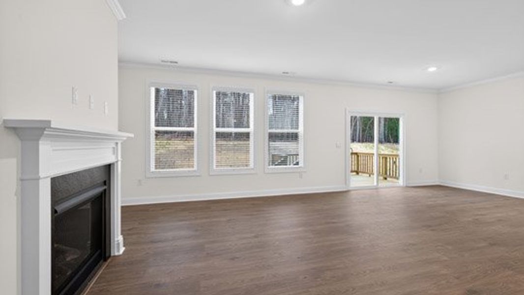 Spacious, unfurnished interior of a new home in The Estates Park, Apex (Image 18).