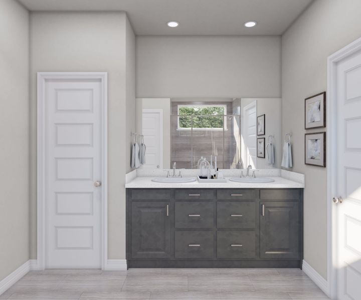 Furnished interior view inside a new home in Mason Woods, Cypress (Image 10). Furnished interior view inside a new home in Mason Woods, Cypress (Image 10).