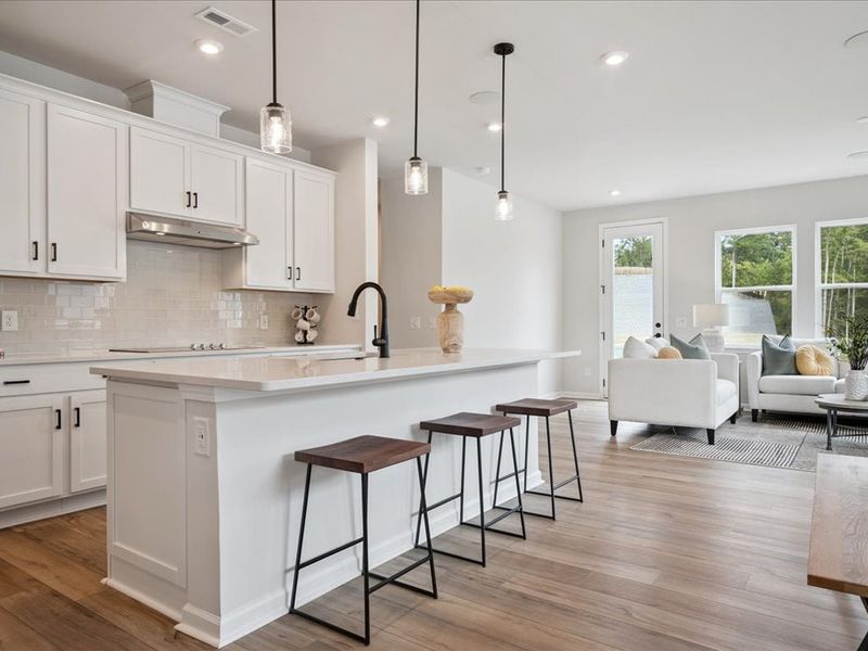 Representative furnished interior of a home built from the Stuart by Tri Pointe Homes in Millstone, Cramerton (Image 11). Representative furnished interior of a home built from the Stuart by Tri Pointe Homes in Millstone, Cramerton (Image 11).