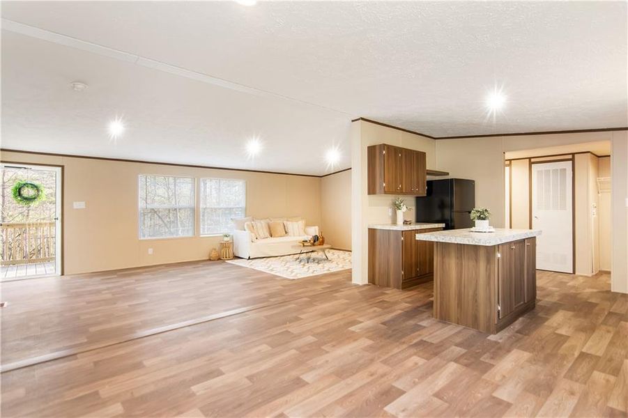 Furnished interior view inside a new home in , Talking Rock (Image 17).