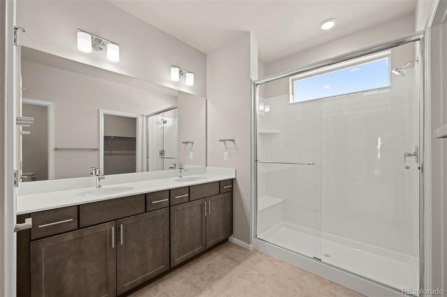 Furnished interior view inside a new home in Painted Prairie, Aurora (Image 12).