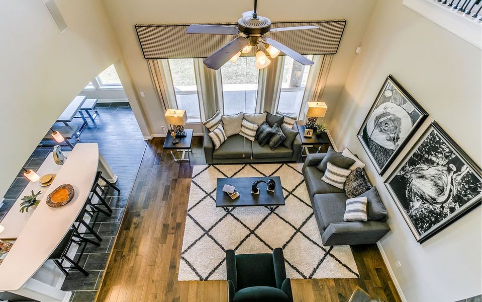 Furnished interior view inside a new home in Marvida, Cypress (Image 23).
