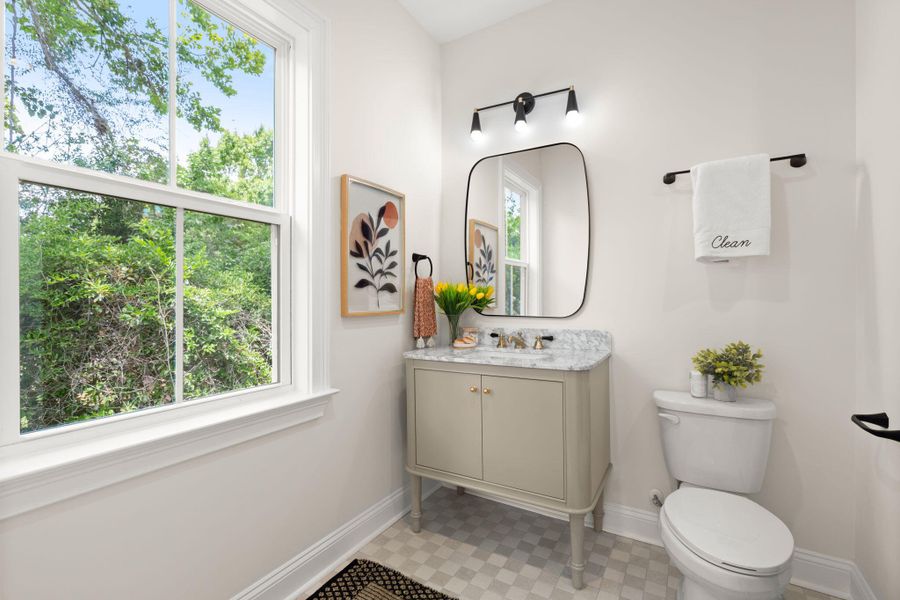 Furnished interior view inside a new home in , Charleston (Image 34).