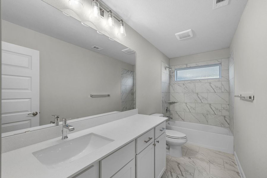 Furnished interior view inside a new home in Briarwood Crossing, Rosenberg (Image 11).