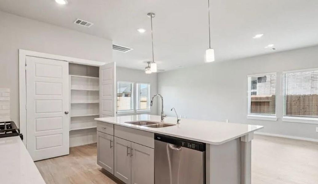 Photo is not of the actual home, but is an inspirational photo of builder’s model home and may depict options, furnishings, and/or decorator features that are not included