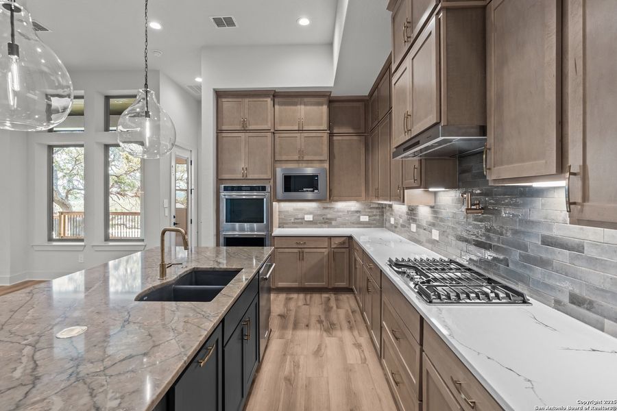 Furnished interior view inside a new home in Esperanza - 70', Boerne (Image 12). Furnished interior view inside a new home in Esperanza - 70', Boerne (Image 12).