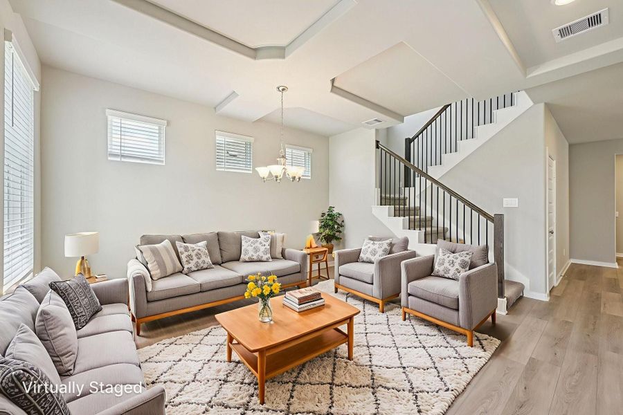 Photo is not of the actual home but is an inspirational photo of builder’s model home and may depict options, furnishings, and/or decorator features that are not included. Photo is not of the actual home but is an inspirational photo of builder’s model home and may depict options, furnishings, and/or decorator features that are not included.