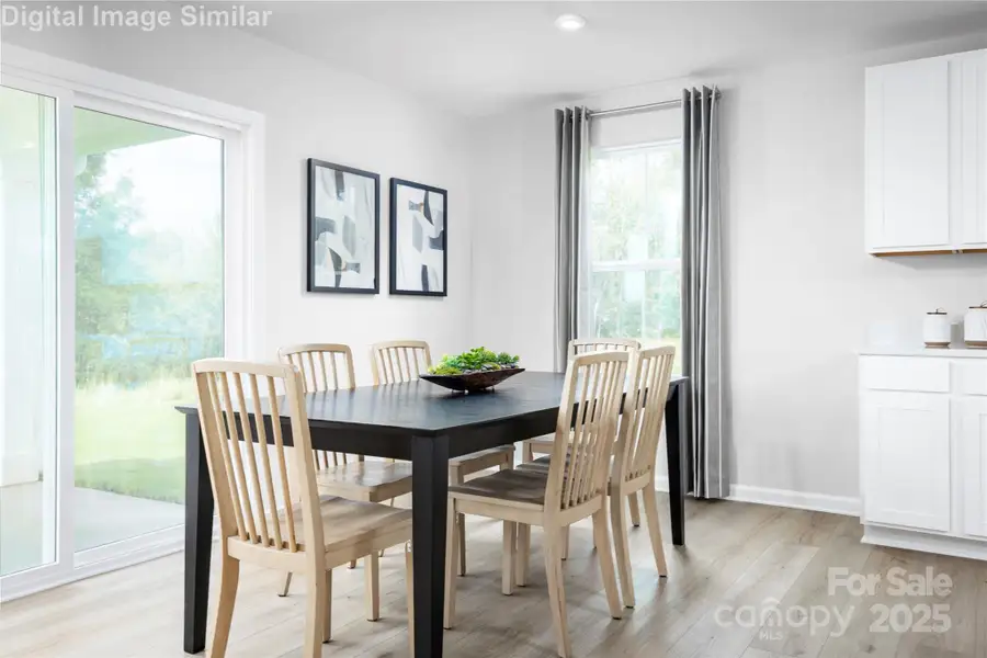 Furnished interior view inside a new home in , Charlotte (Image 5). Furnished interior view inside a new home in , Charlotte (Image 5).