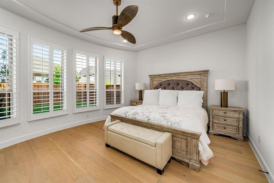 Furnished interior view inside a new home in Fields 50', Frisco (Image 4).