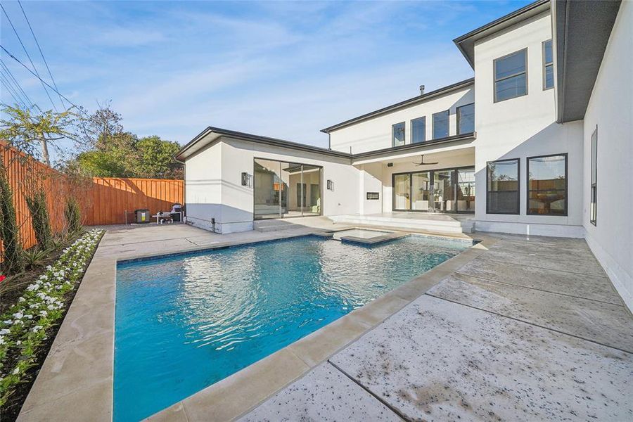 Exterior details and patio area of a home in , Dallas (Image 2). Exterior details and patio area of a home in , Dallas (Image 2).