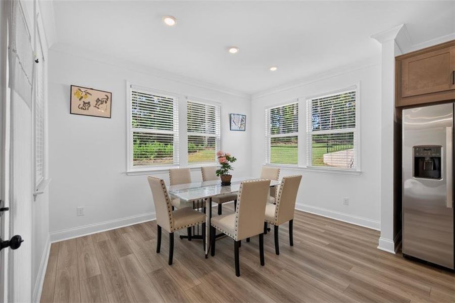 Furnished interior view inside a new home in Bailey Fence, Dacula (Image 46).
