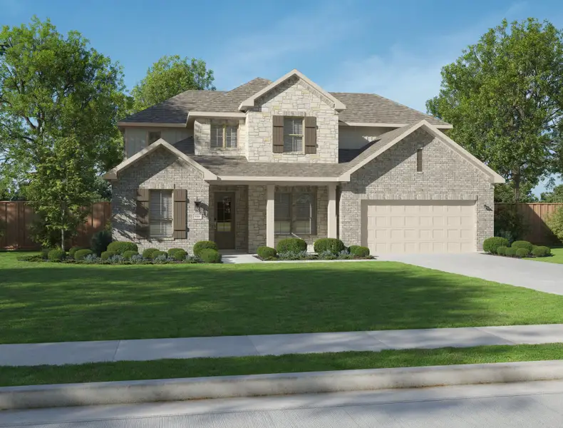 Representative exterior photo of a completed home built from the Cape Verde by Centre Living Homes in Haven Ranch, Waxahachie, TX (Image 3).