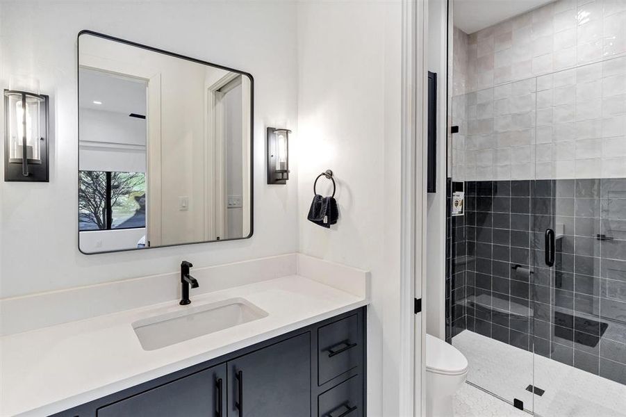 Furnished interior view inside a new home in , Graford (Image 7).