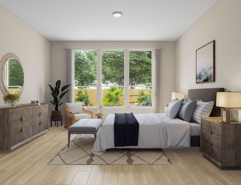 Representative furnished interior of a home built from the Tanager by Tri Pointe Homes in Oakhill Reserve, Tomball (Image 8).