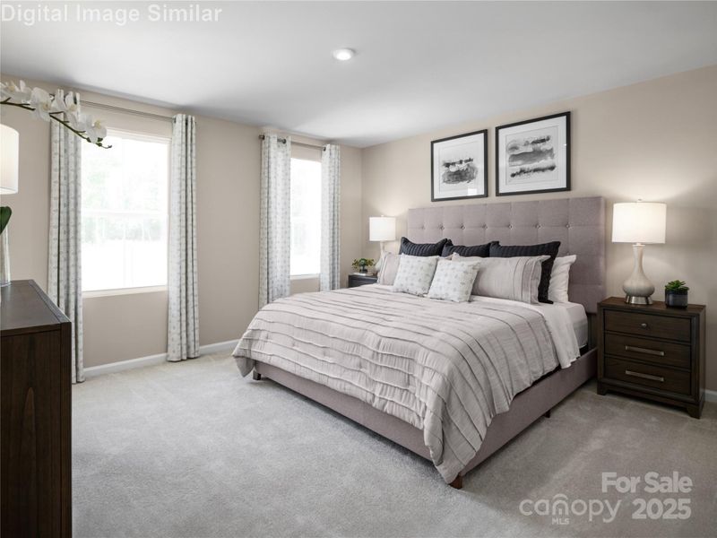 Furnished interior view inside a new home in , China Grove (Image 6).