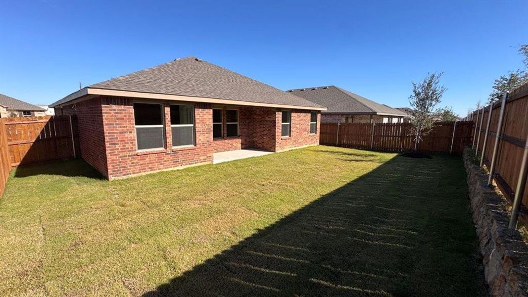 Exterior details and patio area of a home in Meadowbrook Estates, Cleburne (Image 2). Exterior details and patio area of a home in Meadowbrook Estates, Cleburne (Image 2).