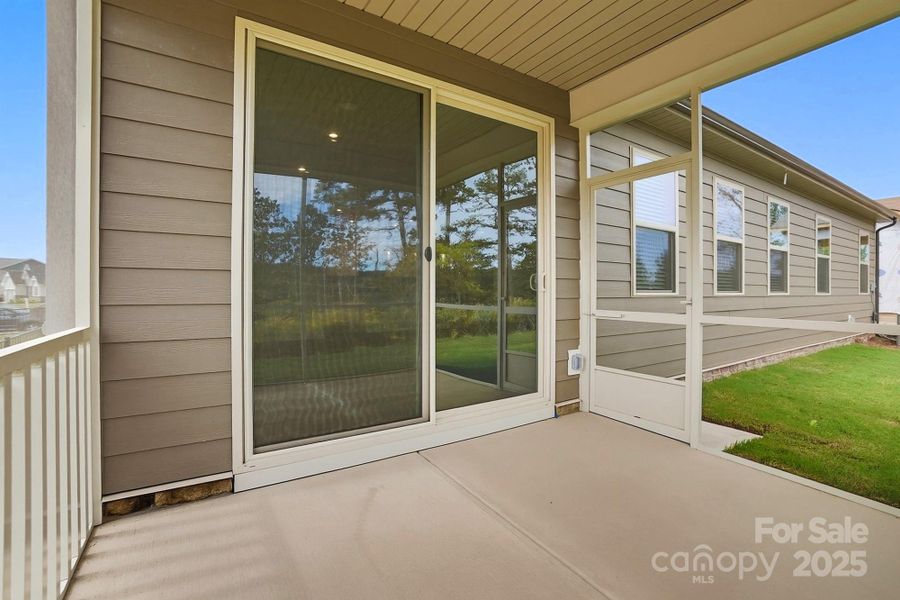 Exterior details and patio area of a home in Waxhaw Landing, Monroe (Image 3). Exterior details and patio area of a home in Waxhaw Landing, Monroe (Image 3).