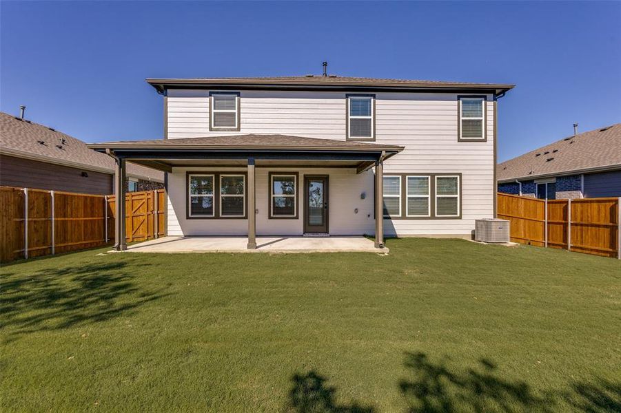 Exterior details and patio area of a home in Princeton Estates, Princeton (Image 19).