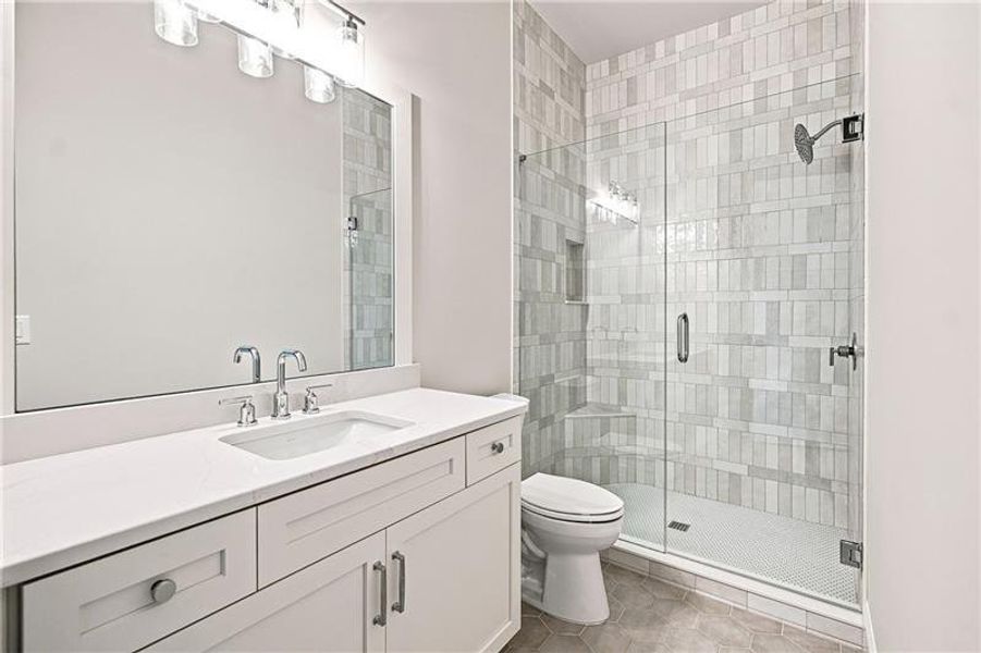 Furnished interior view inside a new home in , Milton (Image 9).