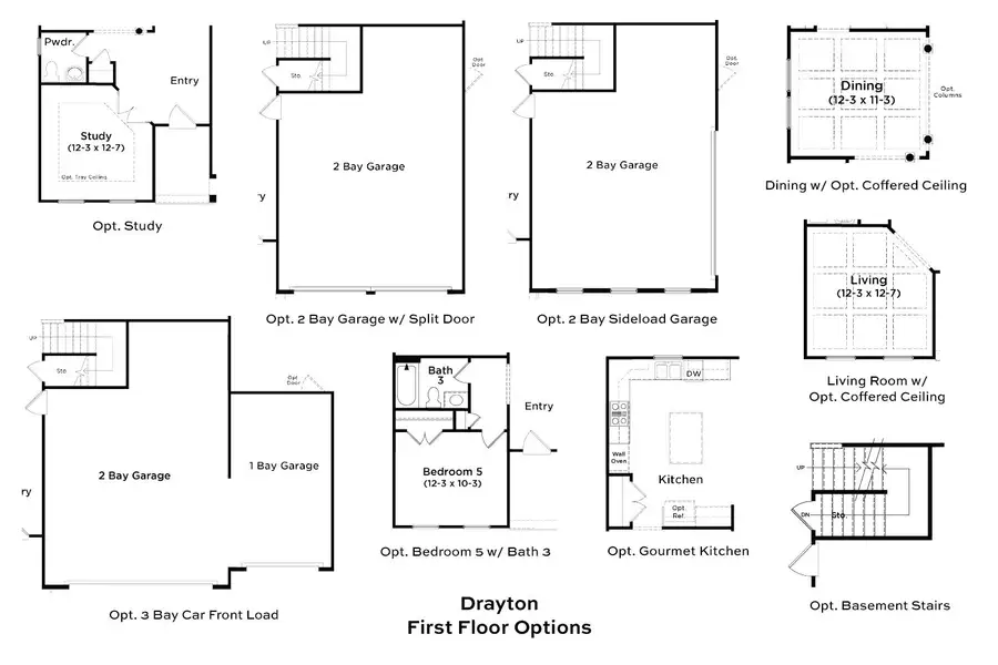 2D floor plan layout of this home in Whispering Pines, Franklinton, NC (Image 4).